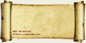 Tijana Miljojković vizit kartica